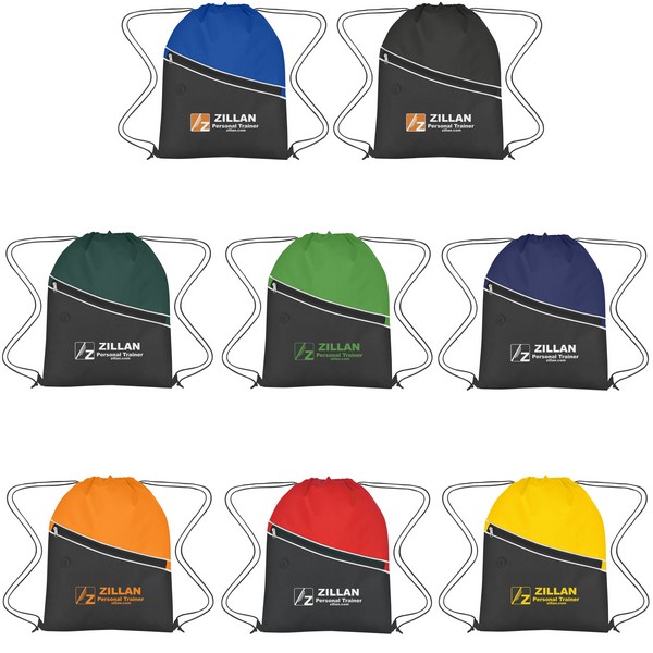 JH3366 Non-Woven Two-Tone Sports Pack with Cust...